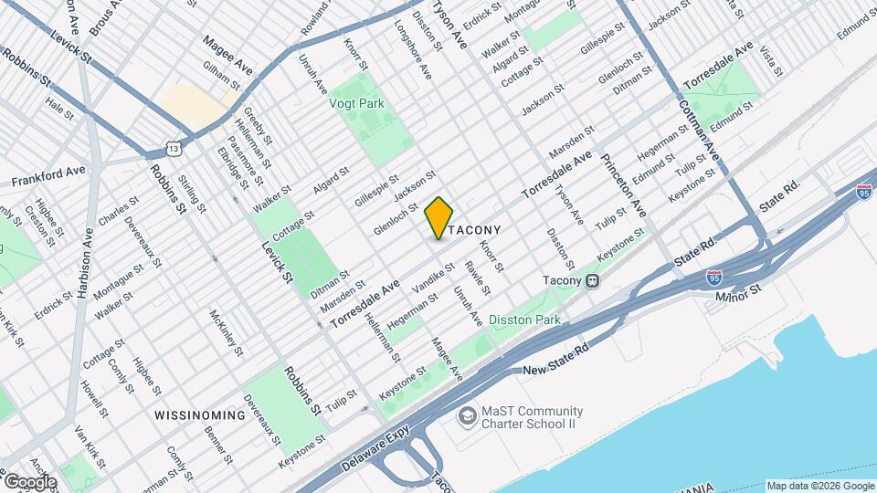 6706 Torresdale Ave Map and Location Details