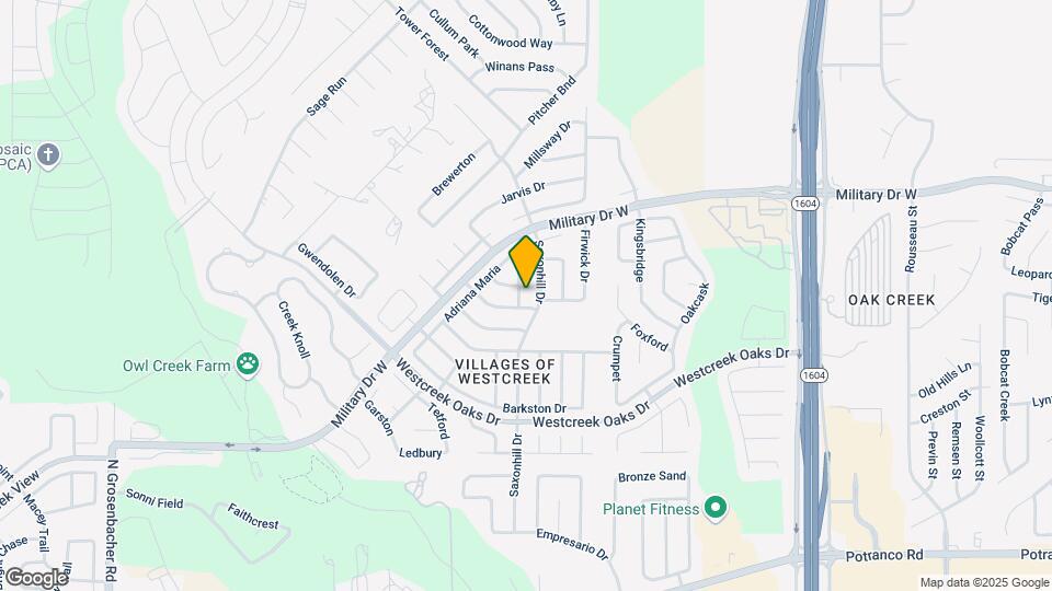 1506 Danehill Dr Map and Location Details
