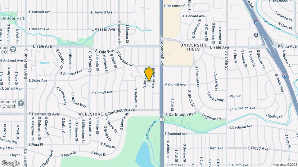 3833 E Nielsen Ln Map and Location Details