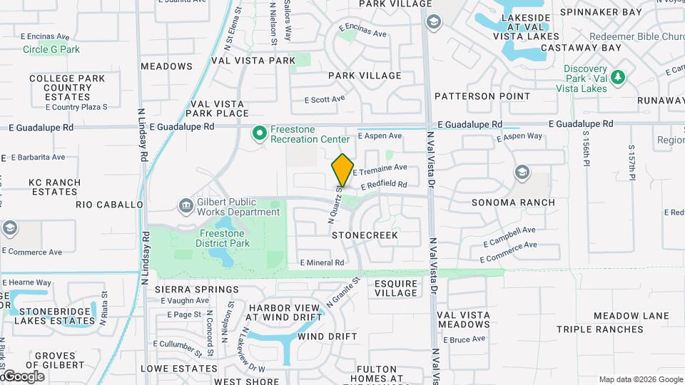 627 N Quartz St Map and Location Details