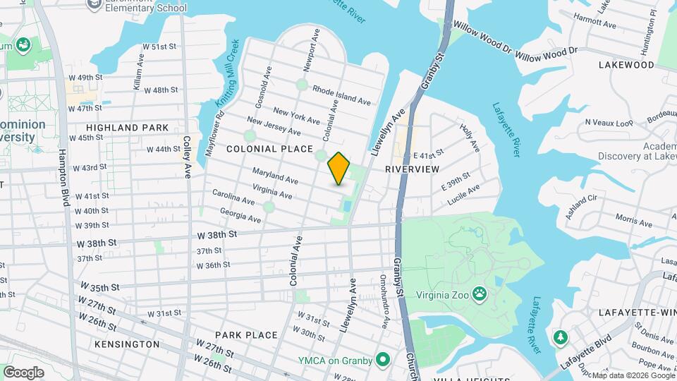 420 Maryland Ave Map and Location Details