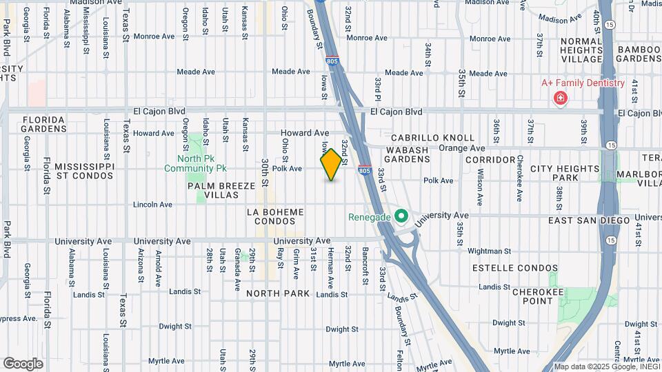 4051 Iowa St Mapa y Detalles de la Ubicación