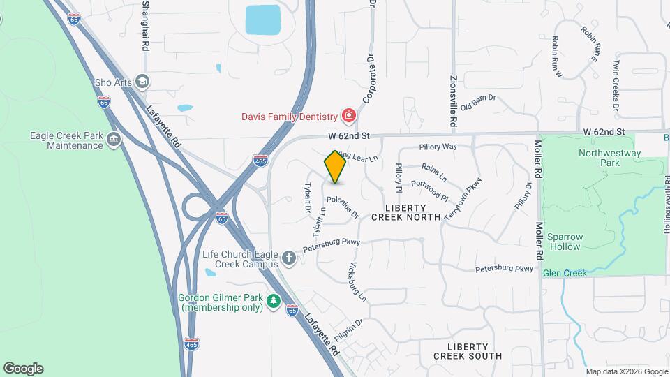 6011 Tybalt Cir Map and Location Details