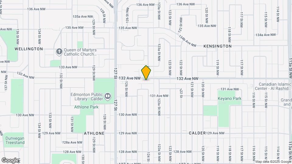 12407 132 Av NW Map and Location Details