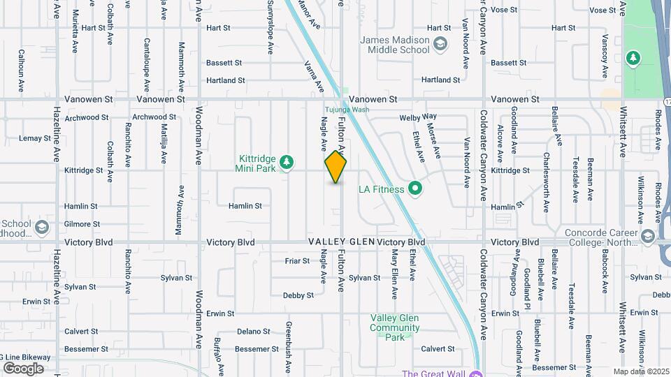 6535 Fulton Ave Mapa y Detalles de la Ubicación