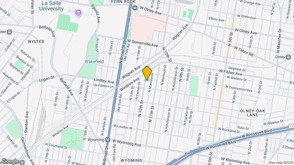 5115 N 12th St Mapa y Detalles de la Ubicación