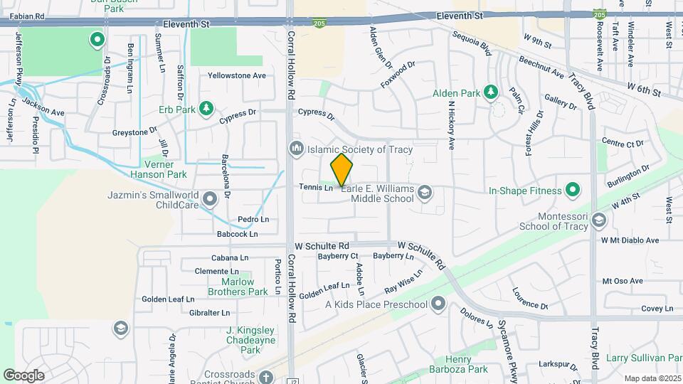 1830 Tennis Ln Map and Location Details