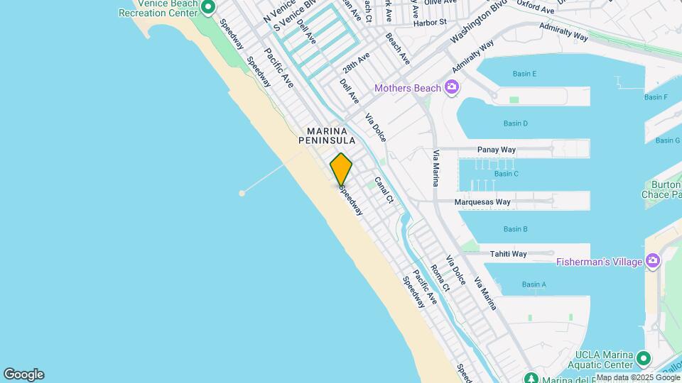 3501 Ocean Front Walk Mapa y Detalles de la Ubicación