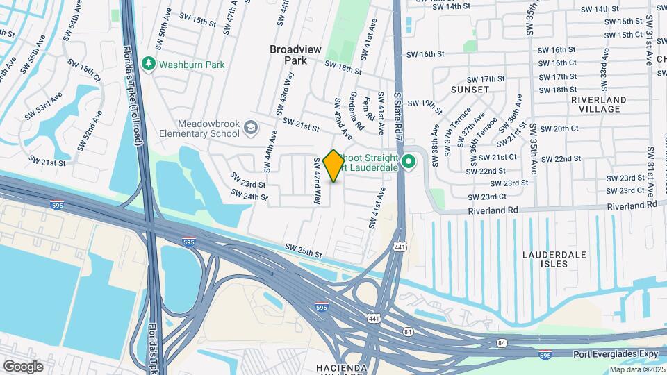 2300 SW 42nd Terrace Map and Location Details