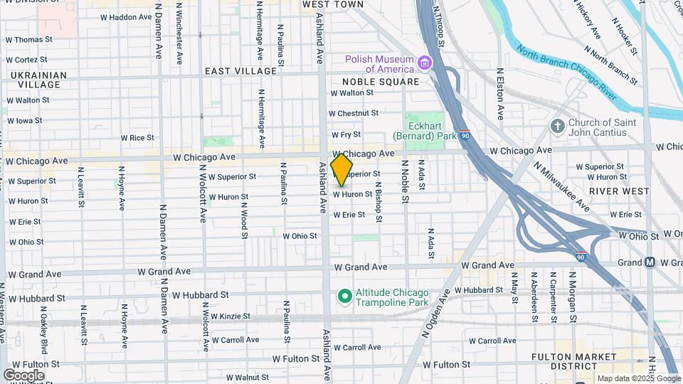 1530 W Huron St, Unit 303 Map and Location Details