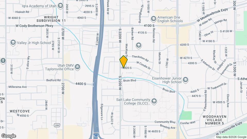 2171 W Kirkham Way Map and Location Details