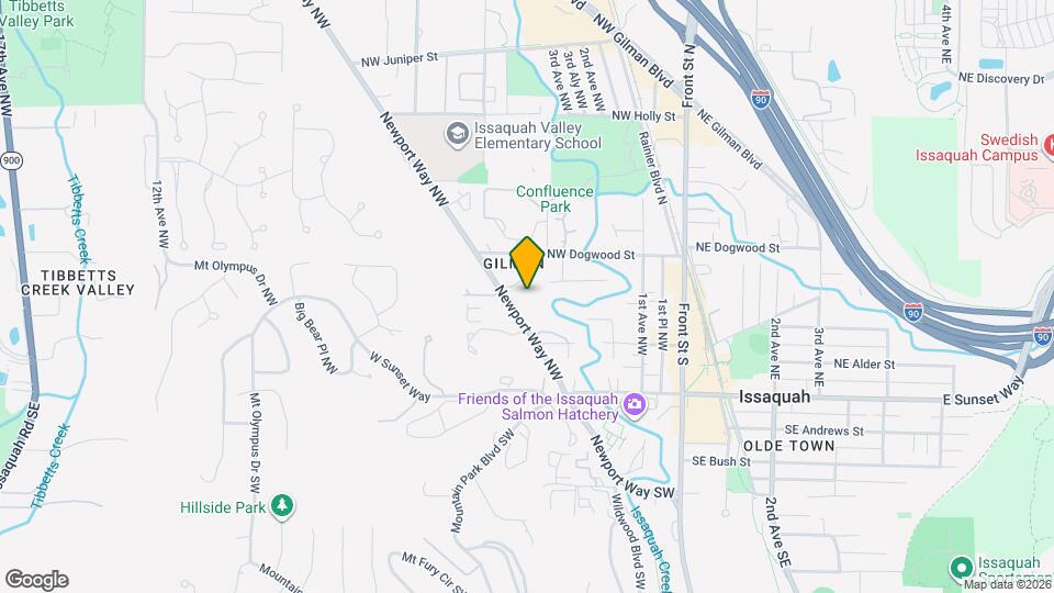 280 Newport Way NW Map and Location Details