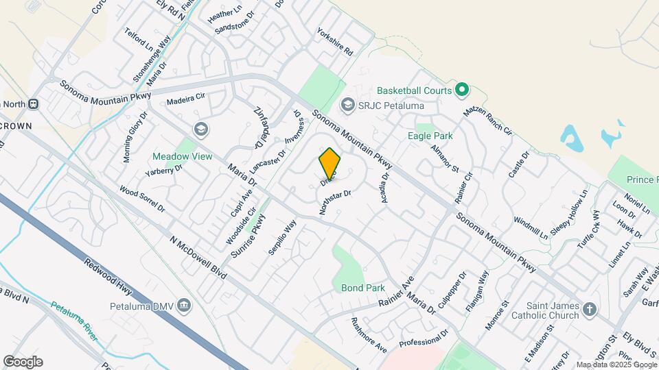 632 Draco Dr Map and Location Details