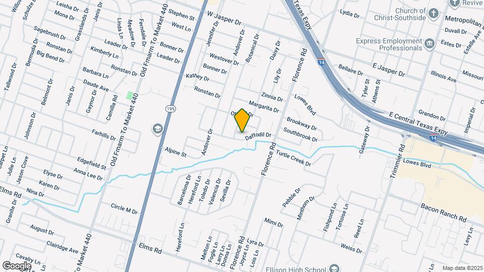 203 Daffodil Dr Map and Location Details