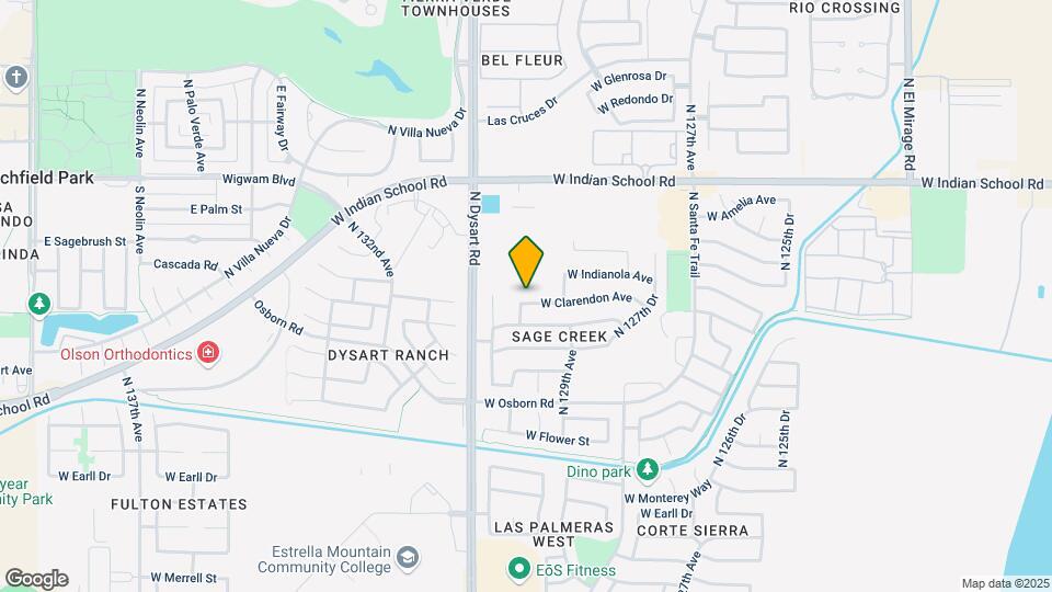 12938 W Clarendon Ave Map and Location Details