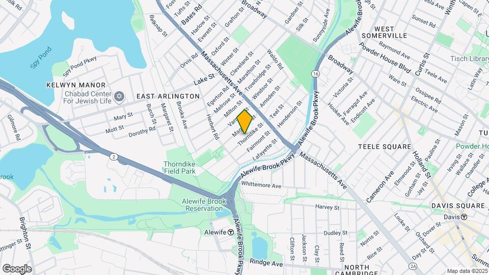 55 Thorndike St-Unit -55 Map and Location Details