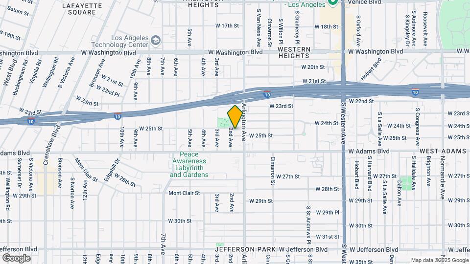 2325 W 25th St Map and Location Details