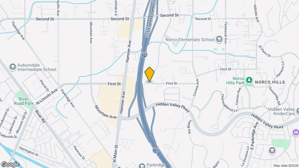 1594 1st Street Unit Map and Location Details