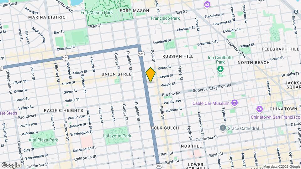 1562 Vallejo St Mapa y Detalles de la Ubicación
