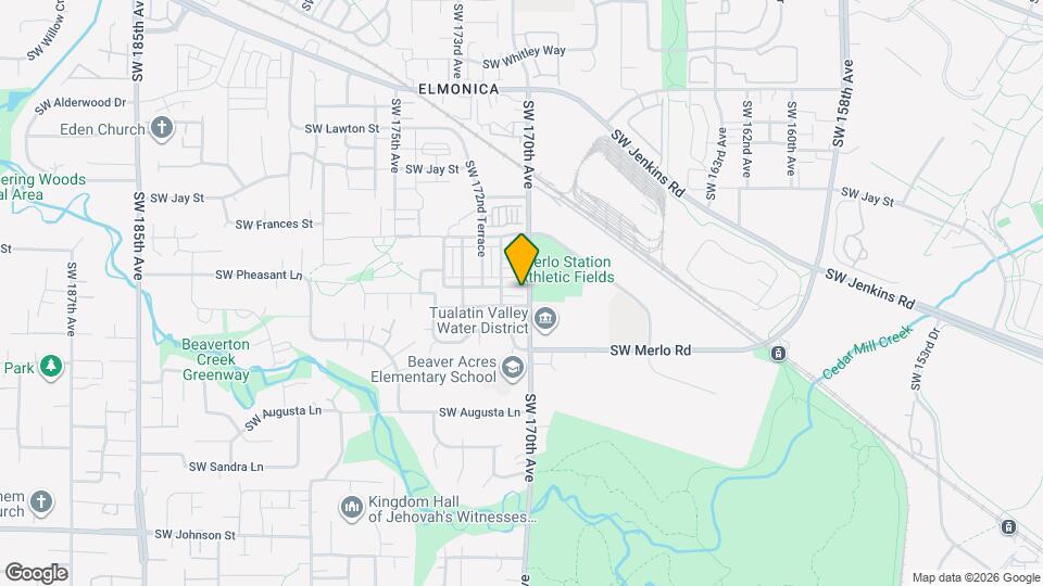 17012 SW Pleasanton Ln Mapa y Detalles de la Ubicación
