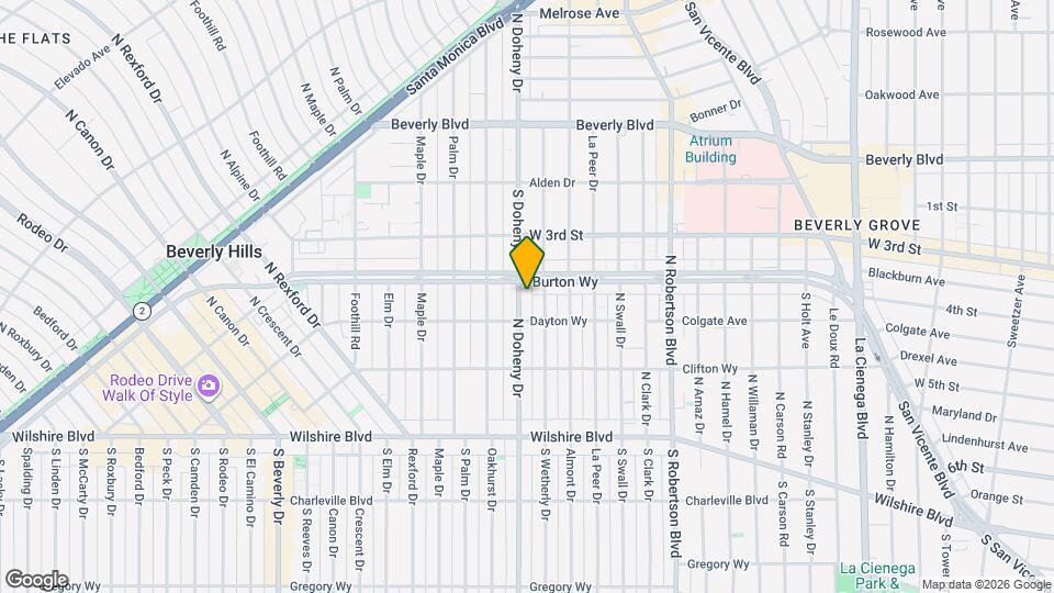 326 N Doheny Dr Map and Location Details