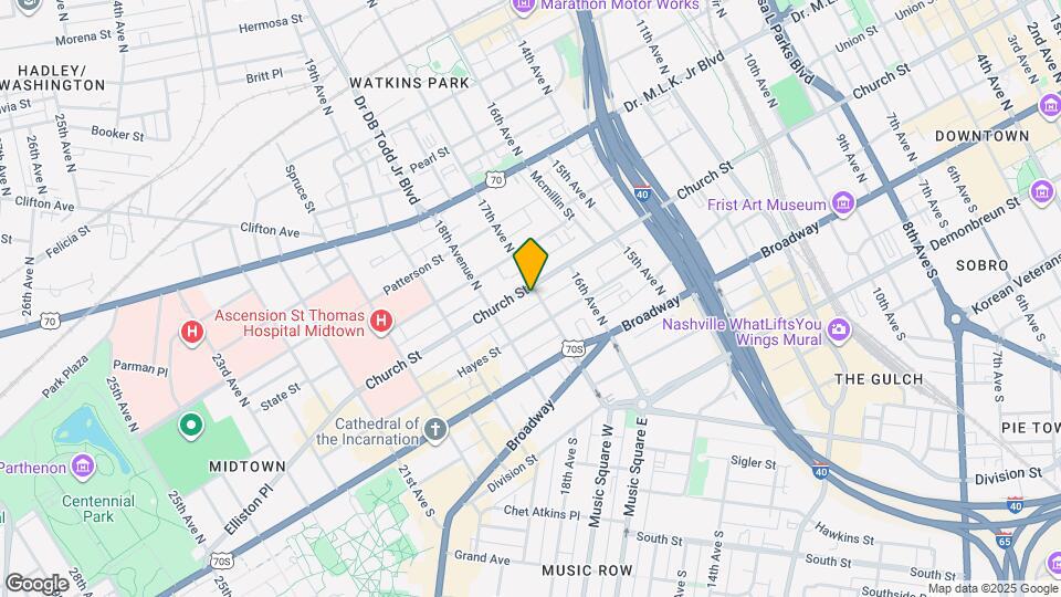 309 Church St, Unit 602 Map and Location Details