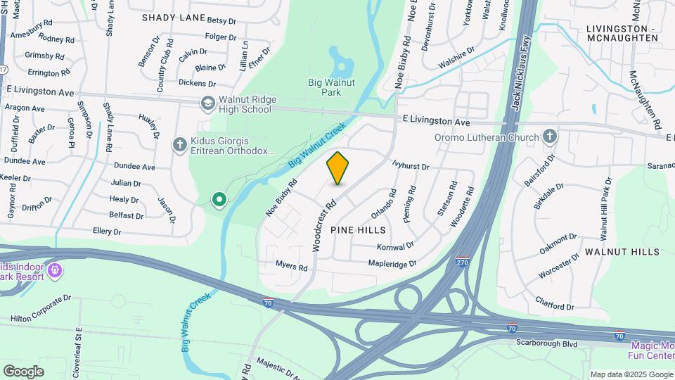 1815 Woodcrest Rd Map and Location Details
