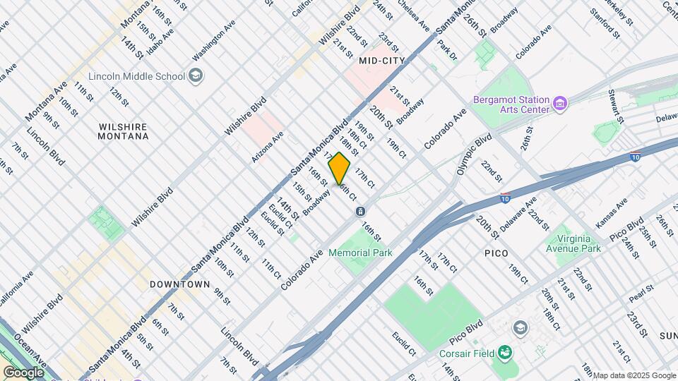 1507 16th St Map and Location Details