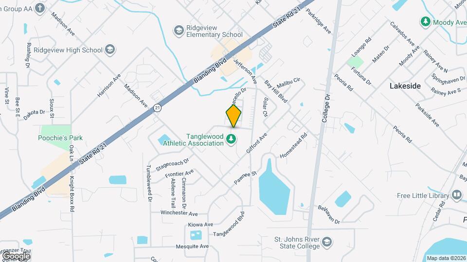 1234 Montecello Dr Map and Location Details