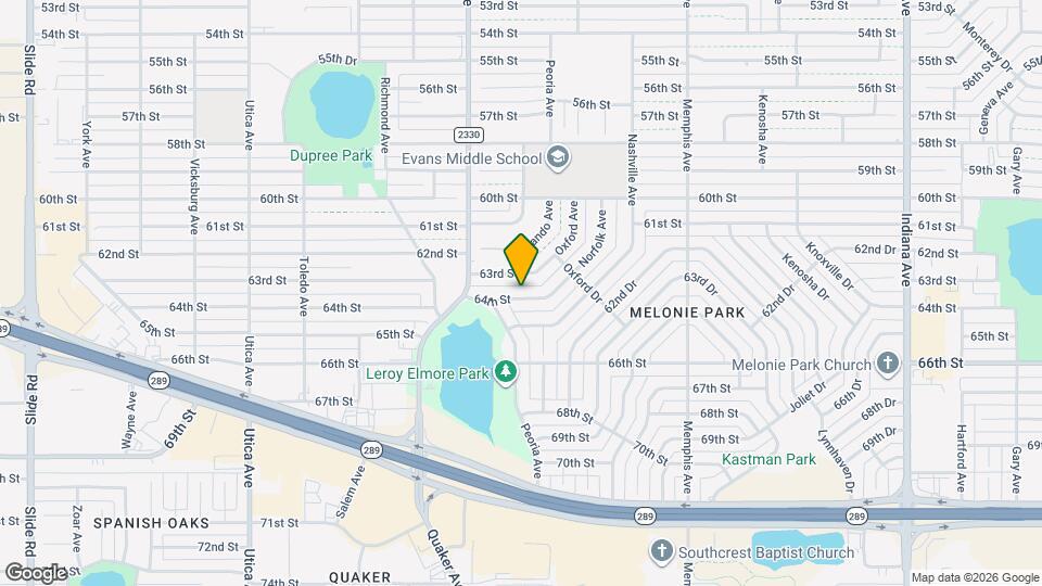 4208 64th St Map and Location Details