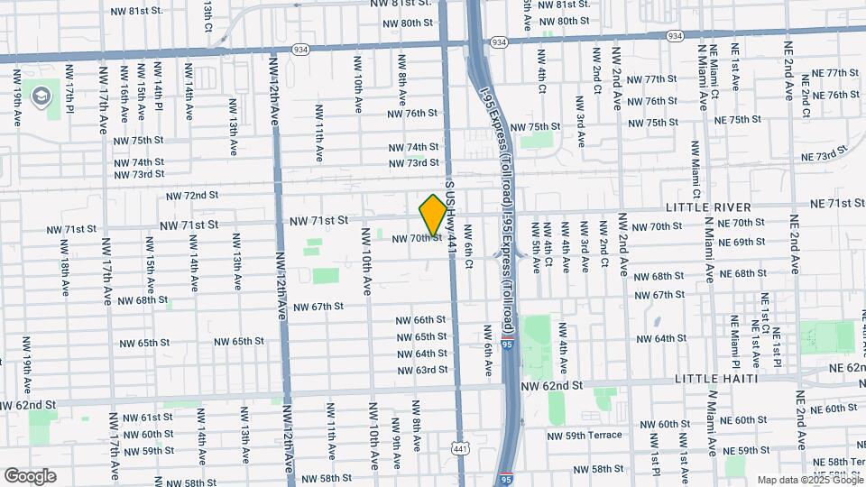 742 NW 70th St Map and Location Details
