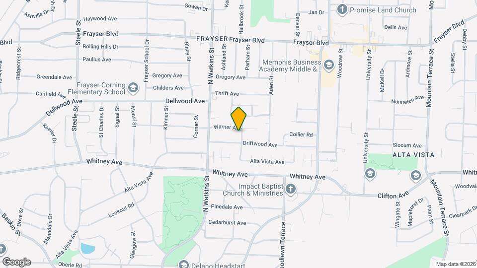 3133 Parham St Map and Location Details