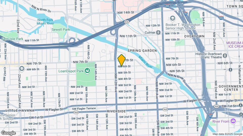 1128 NW 6th St Map and Location Details