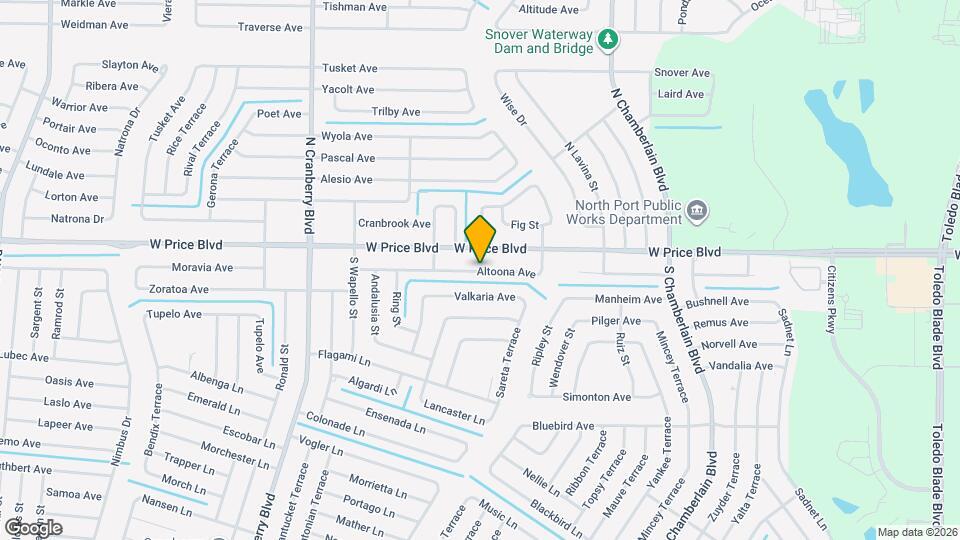 2466 Altoona Ave Map and Location Details