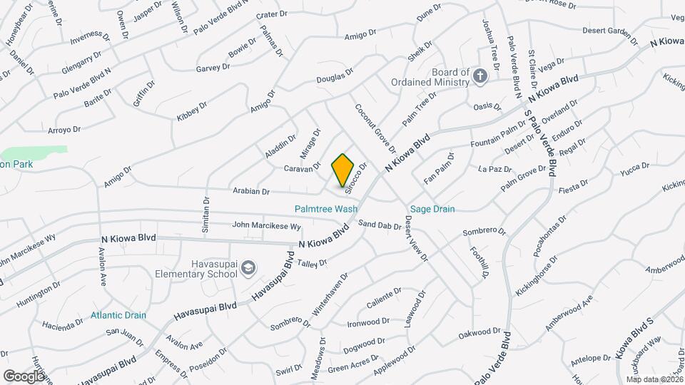 3065 Sirocco Dr Mapa y Detalles de la Ubicación