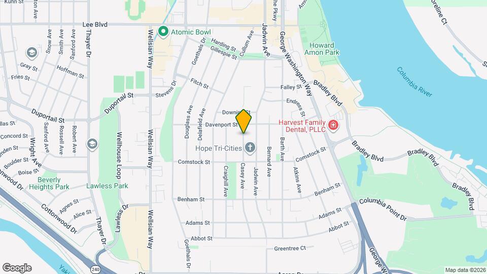 322 Casey Ave Map and Location Details