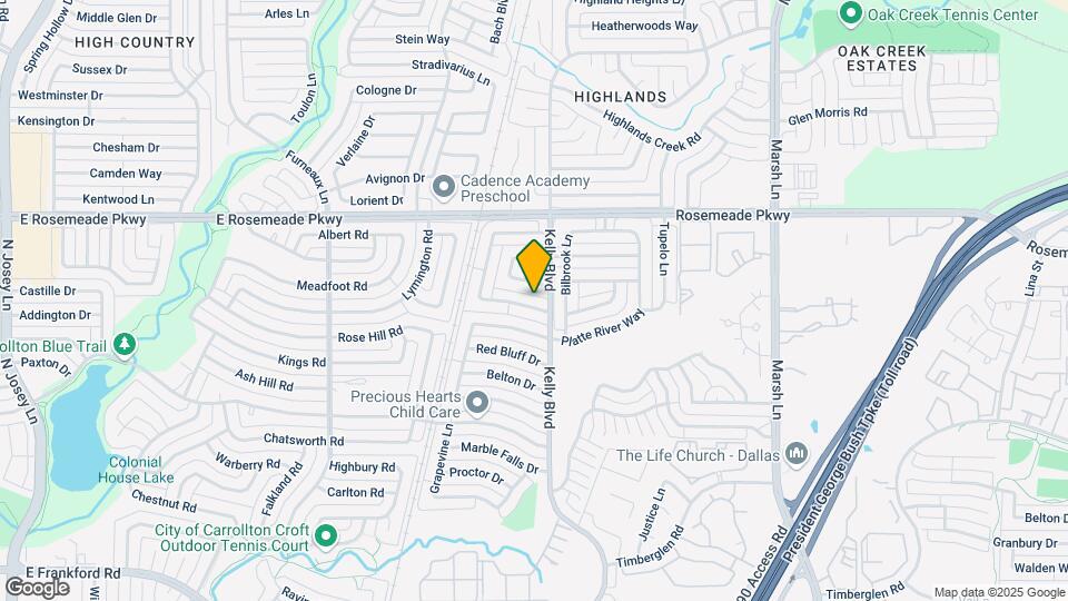 3404 Livingston Ln Map and Location Details