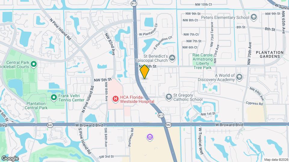 7941 NW 3rd Pl Map and Location Details