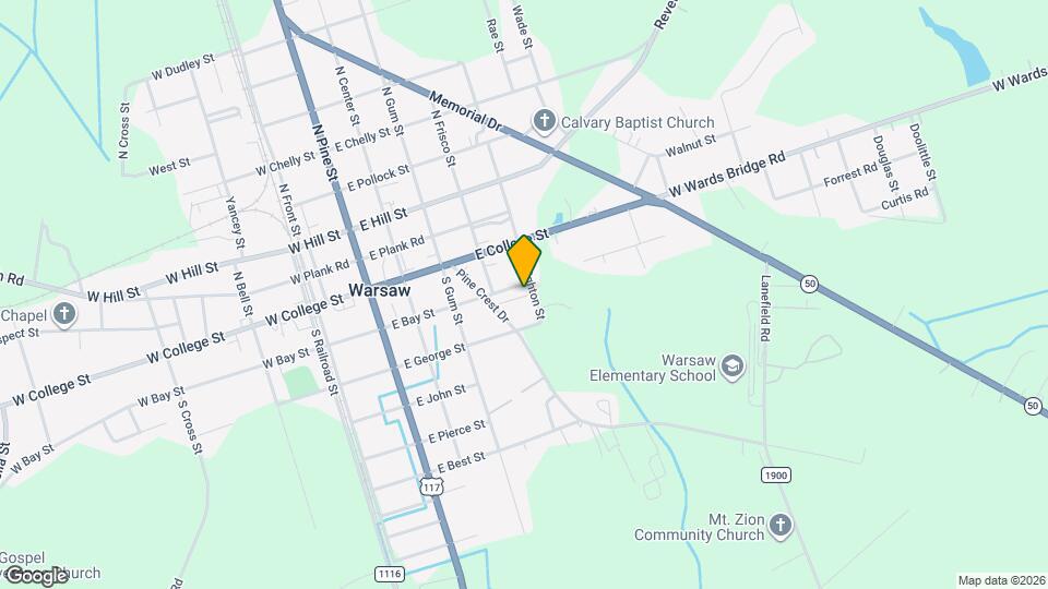 418 E Bay St Mapa y Detalles de la Ubicación