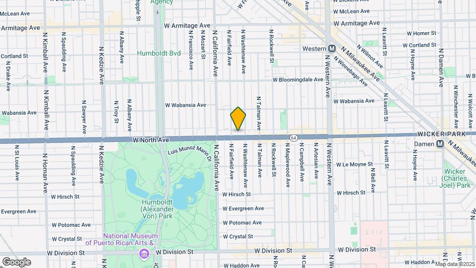 2712 W North Ave, Unit 3F Map and Location Details