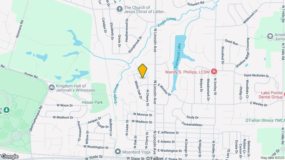 814 White Oak Dr Map and Location Details
