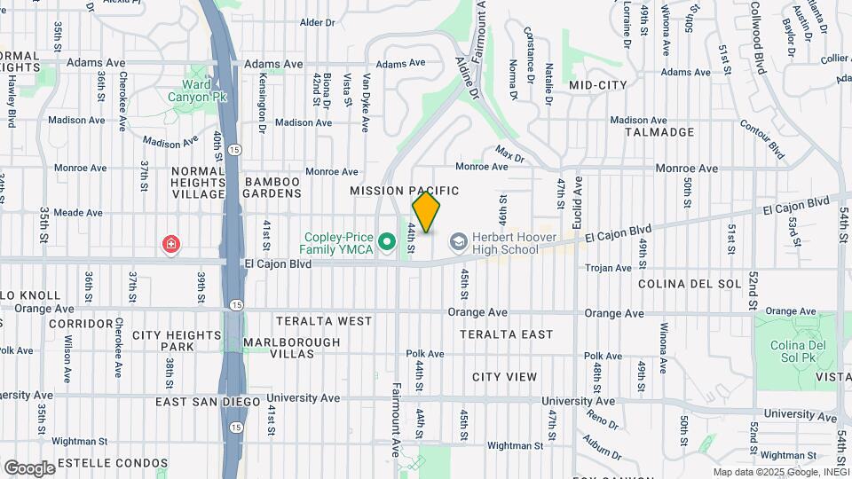 4352-4356 Highland Ave Map and Location Details