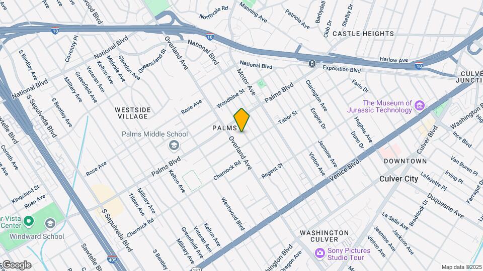 3545 Keystone Av, Unit 5 Map and Location Details