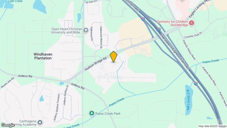 116 Hudson Bridge Ct Map and Location Details