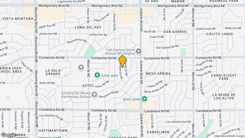 3508 Piermont Dr NE Map and Location Details