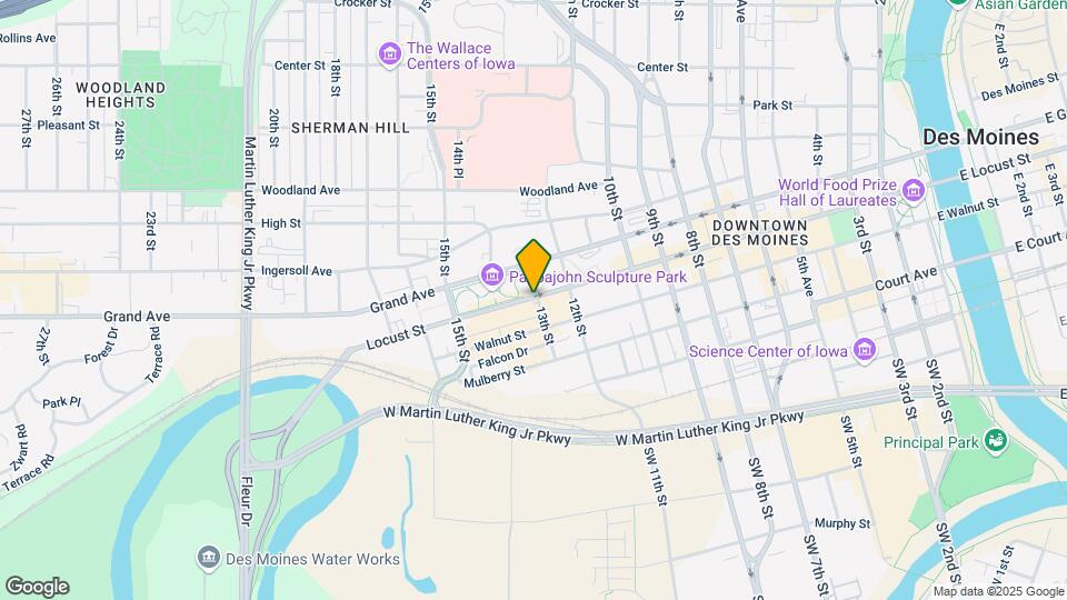 1310 Locust St Map and Location Details
