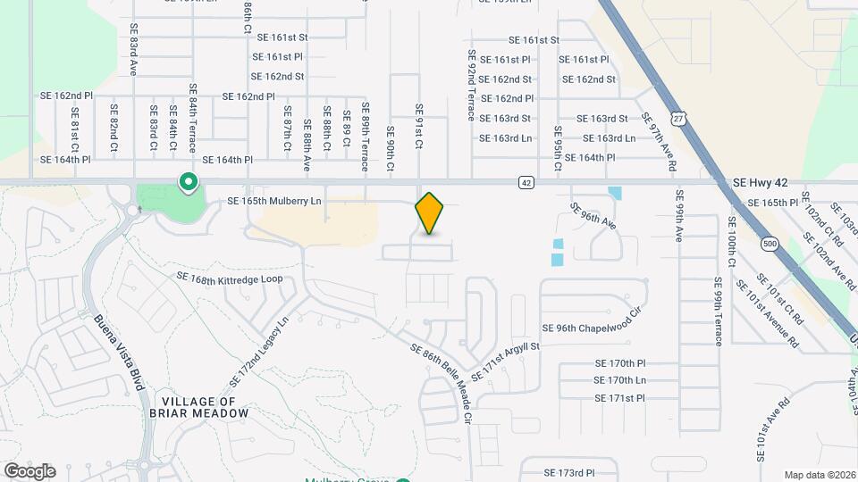 9191 SE 166th Sprung Ln Map and Location Details