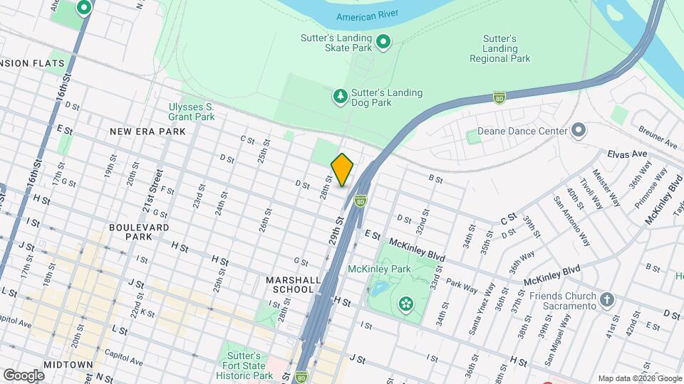 2827 D St Map and Location Details