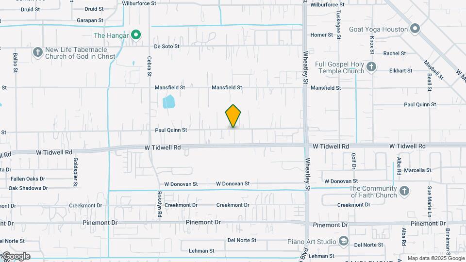 1570 W Tidwell Rd Map and Location Details