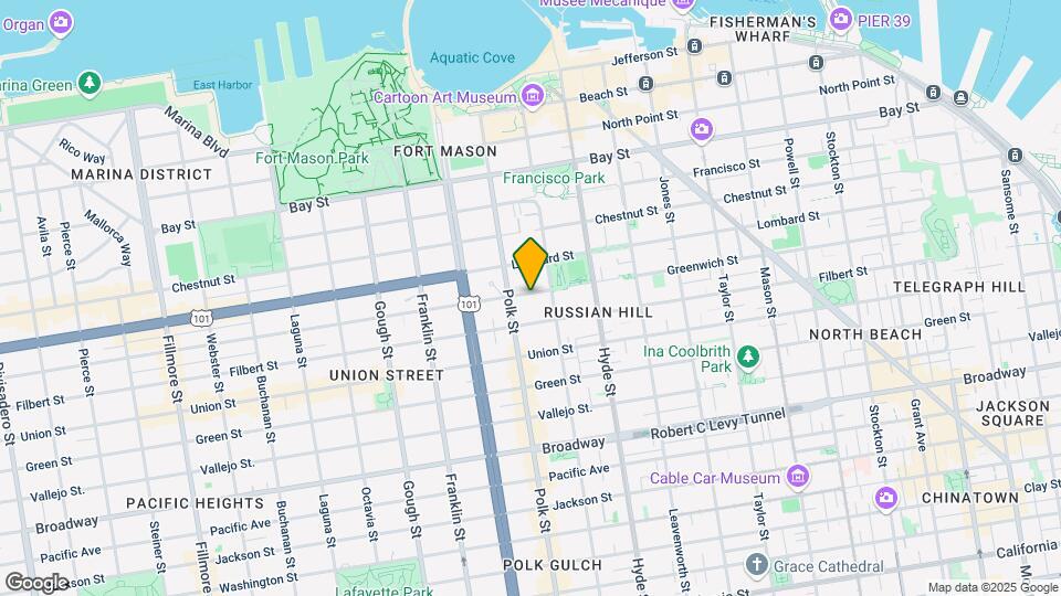 1349 Greenwich St Map and Location Details